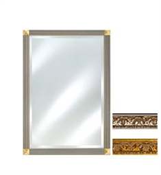 Afina FM1622VAL Signature 25" Rectangular Valencia Framed Wall Mount Bathroom Mirror