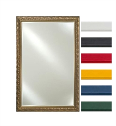 Afina FM2026COL Signature 28 3/4" Rectangular Colorgrain Framed Wall Mount Bathroom Mirror