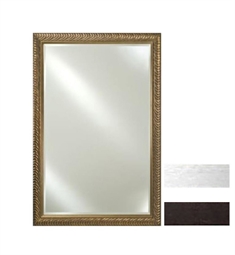 Afina FM2026TRI Signature 29 3/4" Rectangular Tribeca Framed Wall Mount Bathroom Mirror