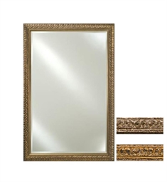 Afina FM2026TUS Signature 29" Rectangular Tuscany Framed Wall Mount Bathroom Mirror