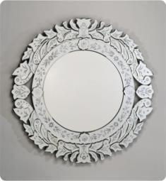Afina RM-102 Radiance Venetian 33" Round Framed Wall Mount Bathroom Mirror