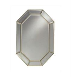 Afina RM-292 Radiance 37" Octagonal Frameless Wall Mount Bathroom Mirror in Polished Brass