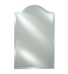 Afina RM-720 Radiance 35" Scallop Top Frameless Beveled Wall Mount Bathroom Mirror