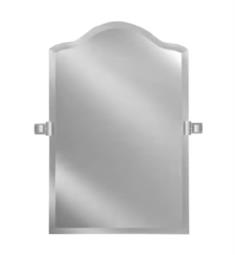 Afina RM-720-C Radiance 35" Scallop Top Frameless Wall Mount Bathroom Mirror with Contemporary Tilt Brackets