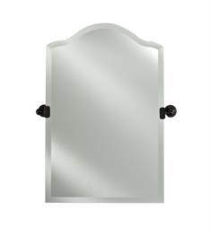 Afina RM-720-T Radiance 35" Scallop Top Frameless Wall Mount Bathroom Mirror with Traditional Tilt Brackets