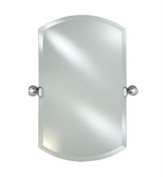 Afina RM-938-TS Radiance 38" Double Arch Frameless Wall Mount Bathroom Mirror with Transitional Tilt Brackets