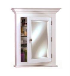 Afina WIL1-S Wilshire I 27 1/8" Recessed Small Framed Mirror Medicine Cabinet with Single Door