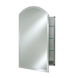 Afina SD1622RARC-BV Arch Top 25" Recessed Frameless Mirror Medicine Cabinet with Single Door