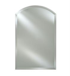 Afina SD2430RSCA-BV Scallop 35" Recessed Frameless Mirror Medicine Cabinet with Single Door