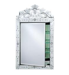 Afina SD-RAD-T Radiance Venetian 39 3/4" Recessed Traditional Framed Mirror Medicine Cabinet with Single Door