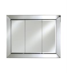 Afina TD-RAD-C-XL Radiance Venetian 40" Recessed Extra-Large Contemporary Framed Mirror Medicine Cabinet with Triple Door