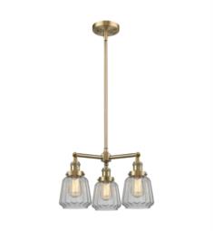 Innovations Lighting 207-G142 Chatham 24" Three Light Single Tier Clear Glass Chandelier with LED or Incandescent Bulb Option