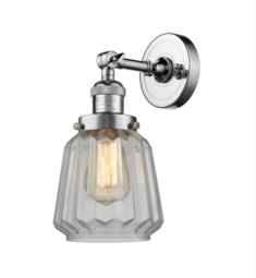 Innovations Lighting 203-G142 Chatham 6" One Light Up/Down Clear Glass Wall Sconce with LED or Incandescent Bulb Option