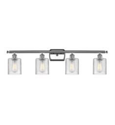 Innovations Lighting 516-4W-G112 Cobbleskill 36" Four Light Wall Mount Clear Glass Vanity Light with LED or Incandescent Bulb Option