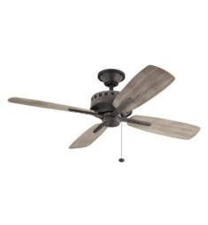 Kichler 310152 Eads 4 Blades 52" Indoor/Outdoor Ceiling Fan with Pull Chain Control