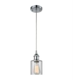 Innovations Lighting 516-1P-G112 Cobbleskill 5" One Light Clear Glass Mini Pendant with LED or Incandescent Bulb Option