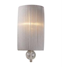 Elk Lighting 20005-1 Alexis 1 Light 7" Incandescent Silver Fabric Wall Sconce in Antique Silver