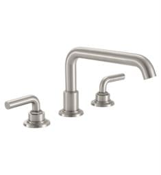 California Faucets TO-3008 Descanso 6 3/8" Widespread/Deck Mounted Roman Tub Faucet with Metal Lever Handles