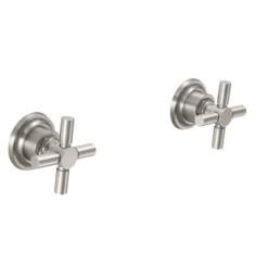 California Faucets TO-3006XL Descanso 8" Two Cross Handle Round Base Tub and Shower Trim