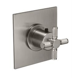 California Faucets TO-THFN-30X Descanso StyleTherm 5 1/4" Wall Mount Thermostatic Single Cross Handle Shower Trim