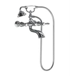 Moen S22105 Weymouth 11 1/2" Two Cross Handle Wall Mount Tub Filler with Handshower