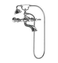 Moen S22110 Weymouth 11 1/2" Two Lever Handle Wall Mount Tub Filler with Handshower