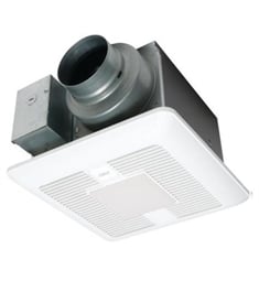 Panasonic FV-0511VKL2 WhisperGreen Select 50/80/110 CFM Bathroom Exhaust Fan LED Lamp with Time Delay in White