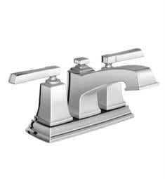 Moen 6010 Boardwalk 4 1/4" Three Hole Centerset Bathroom Sink Faucet with Metal Pop-Up Drain Assembly