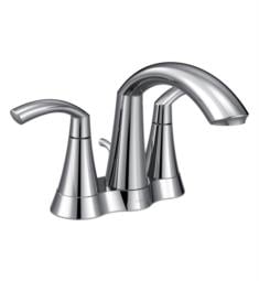 Moen 6172 Glyde 5 7/8" Three Hole Centerset Bathroom Sink Faucet with Metal Pop-Up Drain Assembly