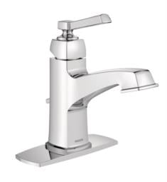 Moen 6200 Boardwalk 7 1/2" One Hole Bathroom Sink Faucet with Metal Pop-Up Drain Assembly