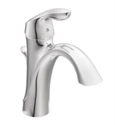 Moen 6400 Eva 8 3/4" One Hole Vessel Bathroom Sink Faucet with Metal Pop-Up Drain Assembly