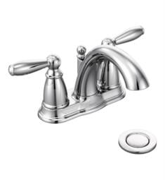 Moen 6610 Brantford 5" Three Hole Centerset Bathroom Sink Faucet with Metal Pop-Up Drain Assembly