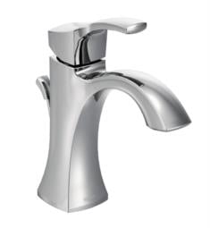 Moen 6903 Voss 7 3/4" One Hole Bathroom Sink Faucet with Metal Pop-Up Drain Assembly