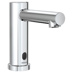 Moen 8559 M-Power 5 7/8" Single Hole Hands Free Sensor Operated Bathroom Sink Faucet with Supply Line