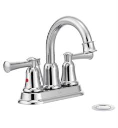 Moen 41217 Capstone 7" Three Hole Centerset Bathroom Sink Faucet with Plastic/Metal Pop-Up Drain Assembly