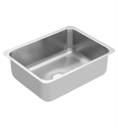 Moen G18191 1800 Series 23" Single Bowl Undermount Stainless Steel Kitchen Sink