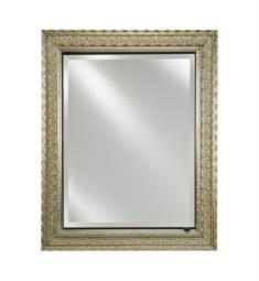 Afina SD1736RGLI-125 Signature 34 1/2" Recessed Polished Glimmer Framed Mirror Medicine Cabinet with Single Door
