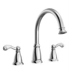 Moen T624 Traditional 10" Two Handle Widespread/Deck Mounted Roman Tub Faucet