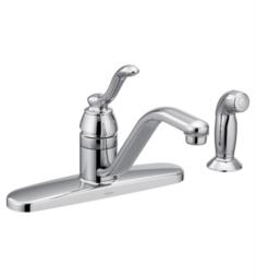 Moen 7051 Banbury 7 1/2" Single Handle Deck Mounted Kitchen Faucet with Side Spray