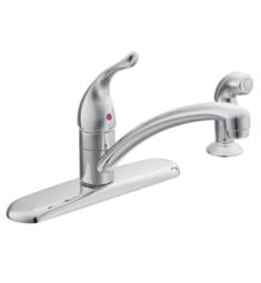 Moen 7430 Chateau 8 1/2" Single Handle Deck Mounted Kitchen Faucet with Side Spray