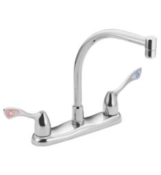 Moen 8799 M-Bition 12 1/2" Double Handle Deck Mounted Commercial Kitchen Faucet in Chrome