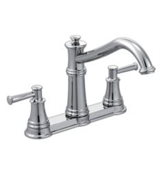 Moen 7255 Belfield 9 3/8" Double Handle Deck Mounted Kitchen Faucet with Side Spray