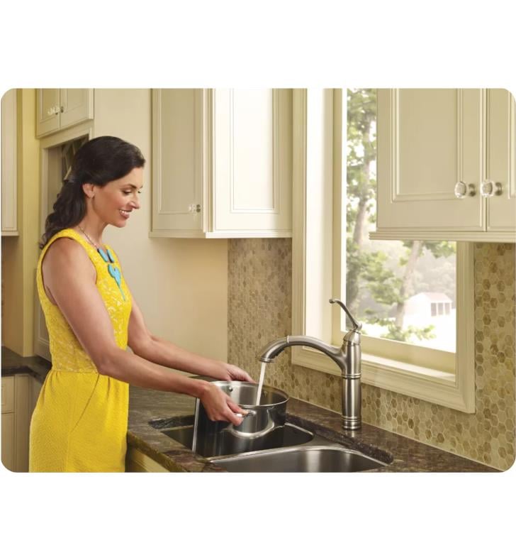 Oil Rubbed Bronze for sale online Moen 7295ORB Brantford One-Handle Pullout Kitchen Faucet
