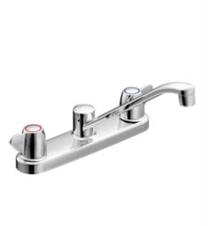 Moen CA40611 Cornerstone 4 3/4" Double Handle Deck Mounted Kitchen Faucet in Chrome