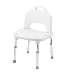 Moen DN7060 Home Care 28 1/2" Freestanding Plastic/Metal Shower Chair with Adjustable Glacier Seat