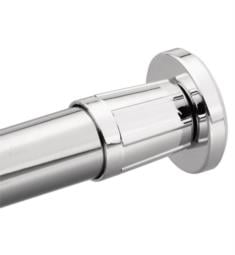 Moen 52-6 Donner 74 1/2" Commercial Zinc Alloy Adjustable Shower Rod Set in Chrome