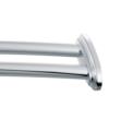 Moen DN2141 59" Adjustable Length Stainless Steel Double Curved Shower Rod