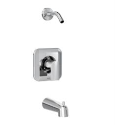 Moen T2473NH Genta Single Handle Pressure Balance Tub and Shower Faucet Trim without Showerhead