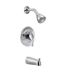 Moen T42311CGR Baystone 1.75 GPM Single Handle Pressure Balance Cycling Tub and Shower Faucet Trim Kit