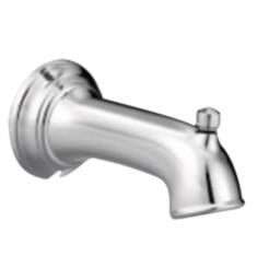 Moen 3737 Dartmoor 7 3/8" Wall Mount Diverter Tub Spout with Slip Fit Connection